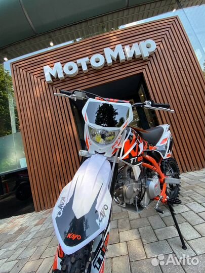 Новый питбайк Kayo Basic TT125 17/14 электростарте