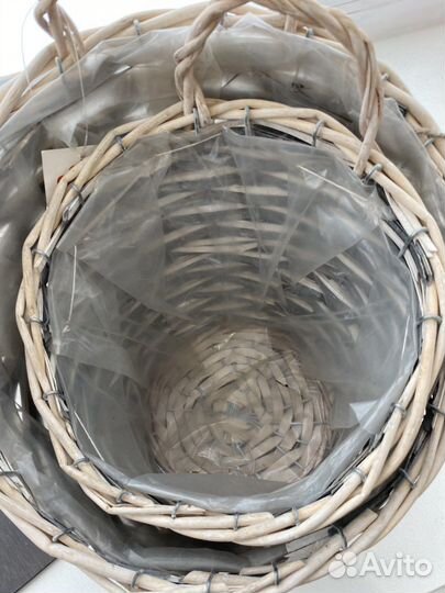 Корзина плетеная для цветов