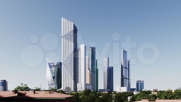 Квартира-студия, 45,6 м², 39/85 эт.