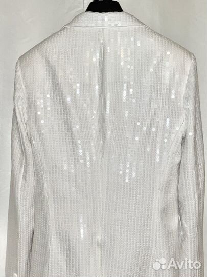 Пиджак блейзер белый мужской