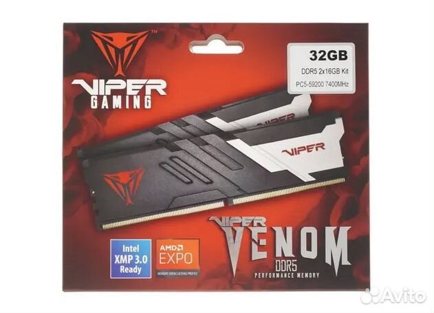 Комплект Ryzen 7500f B650 память 32Гб ddr5 7400