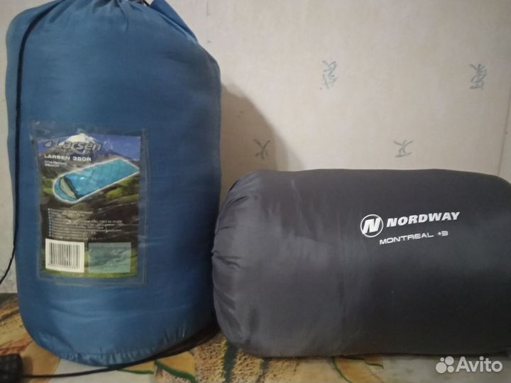 Палатка и спальники