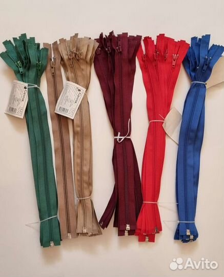 Молнии разъемные,новые,35 см