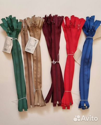 Молнии разъемные,новые,35 см