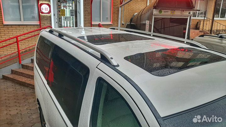 Рейлинги на крышу Hyundai Starex, серые