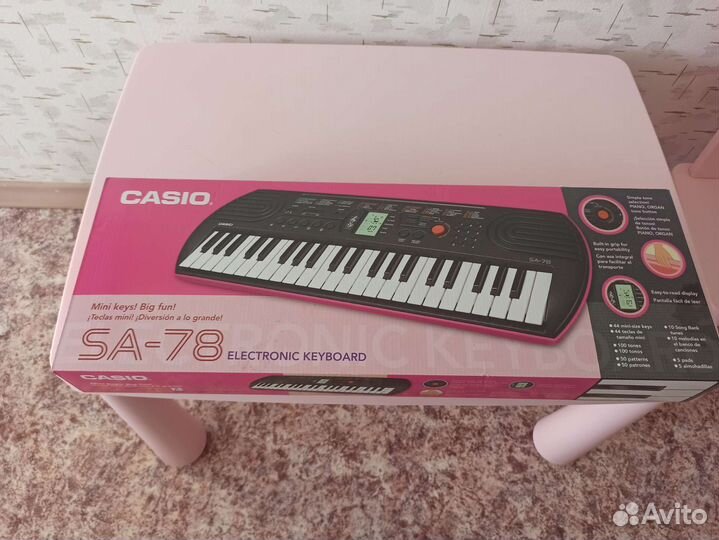 Синтезатор casio sa 78