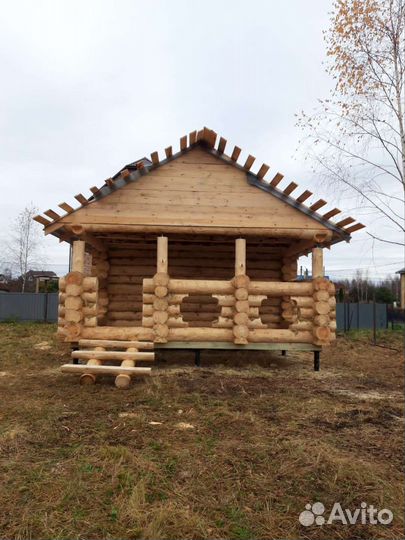 Сруб бани 5,3*5,3+3м