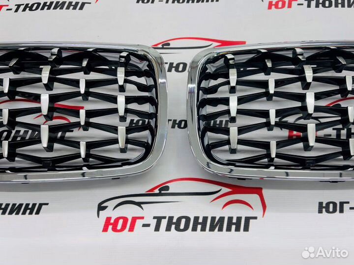 Ноздри BMW 3 F30 Даймонд хромированные Bmw