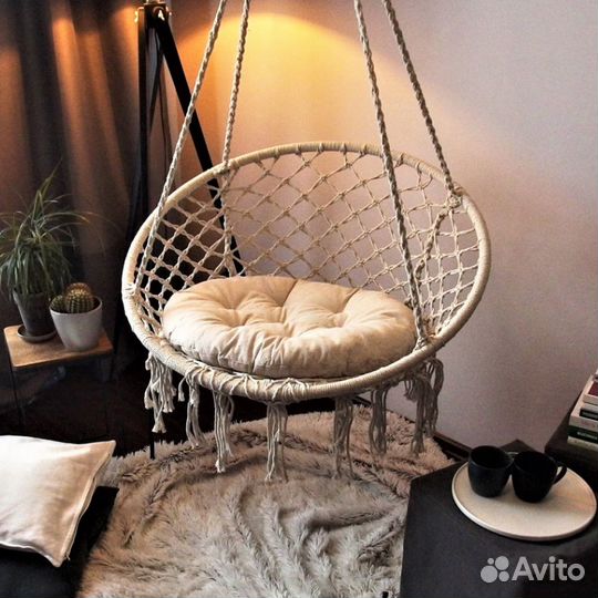 Кресло гамак, качели подвесные садовые