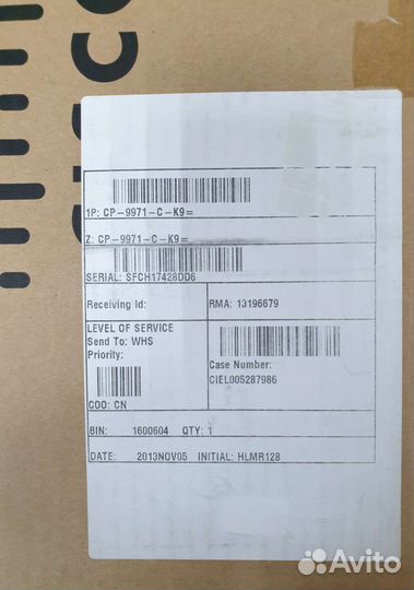 IP видеотелефон Cisco CP-9971 новые и б.у