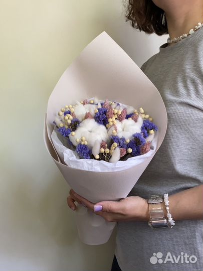 Букеты из сухоцветов