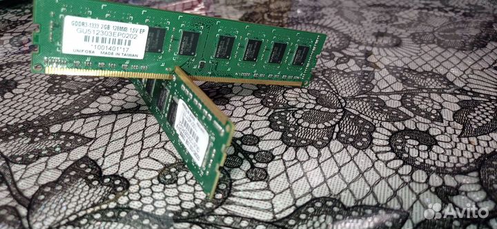 Оперативная память ddr3, 4 gb 1333 2x2gb
