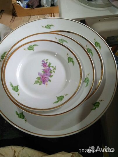 Остатки сервиза Сирень Дулево
