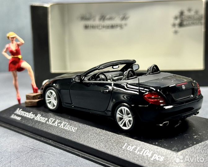 Модель Mercedes-Benz SLK 2008 Minichamps 1:43