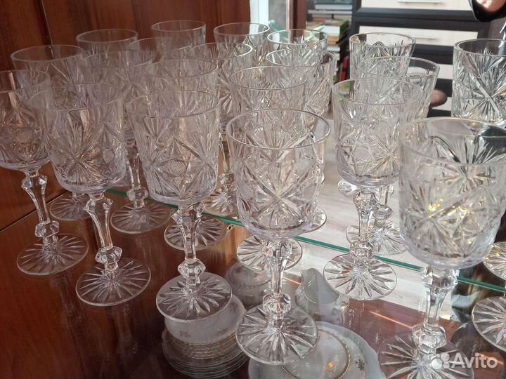 Фужеры хрустальные СССР