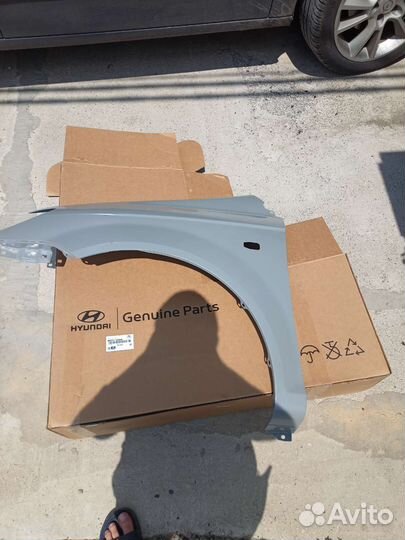 Крыло переднее левое Hyundai getz рестайлинг