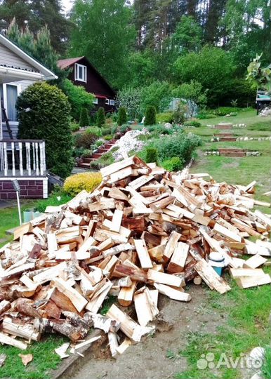 Дрова Береза любого объема в Приозерске