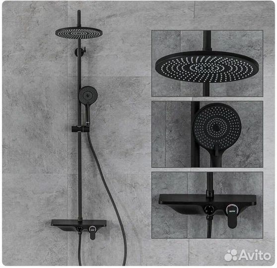 Душевая система G2495-5 Gappo черная