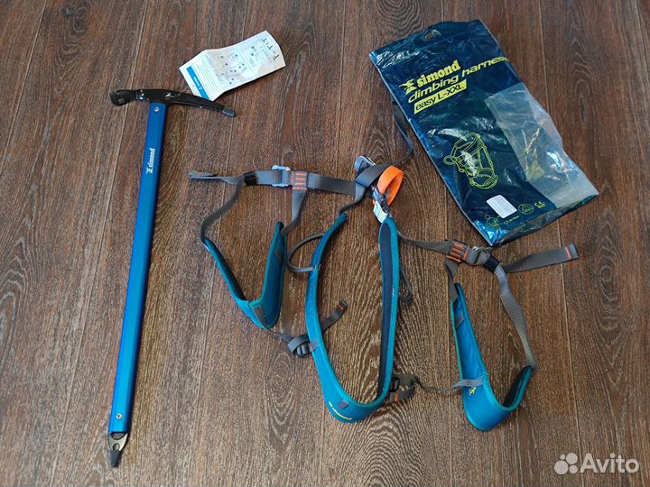 Ледоруб альпинистский, обвязка альпинистская