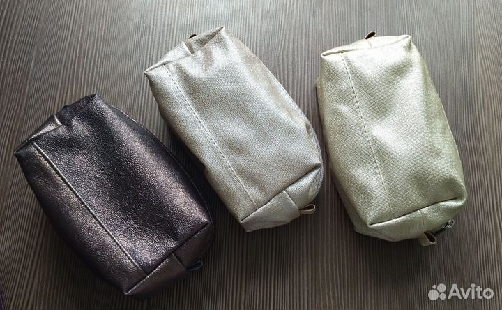 Косметичка кожаная новая