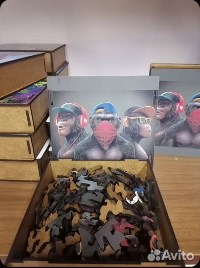 Деревянный пазл 