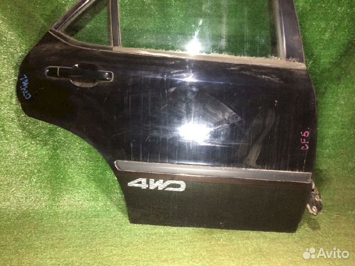 Дверь задняя правая Honda Torneo CF3 Черная царапи