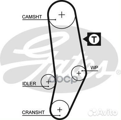 45119х25 Ремень грм audi 100 2.0D 76-90/ VW LT