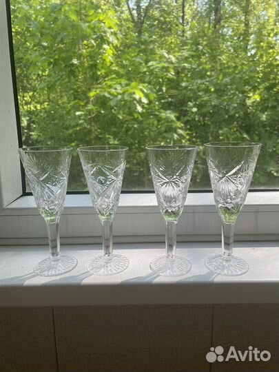Хрустальные бокалы СССР