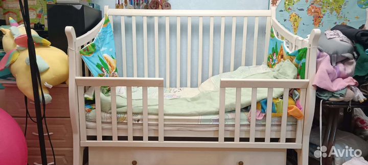 Детская кроватка-маятник Papaloni Maggy