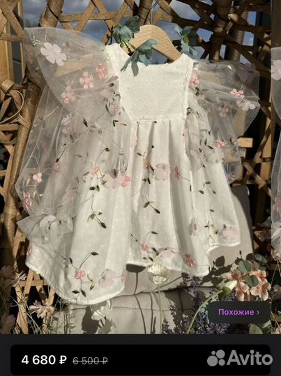 Детское праздничное платье 80-86