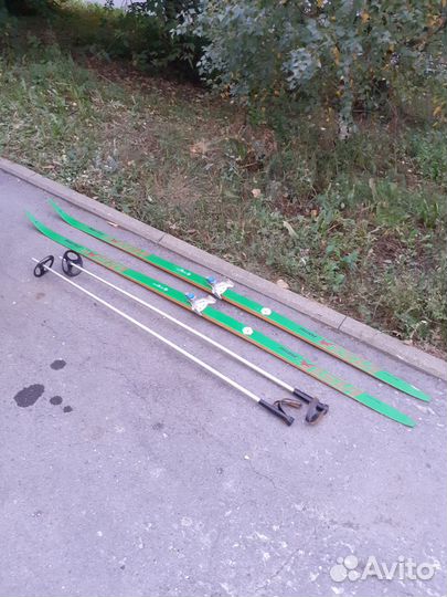 Лыжи полупластиковые советские 1986г.в
