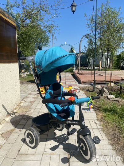 Велосипед- коляска Kinderkraft детский с ручкой