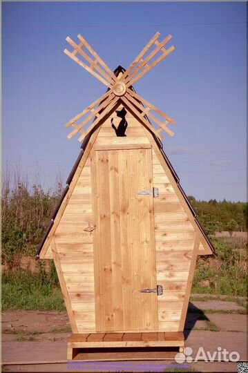 Уличный туалет с установкой ART127