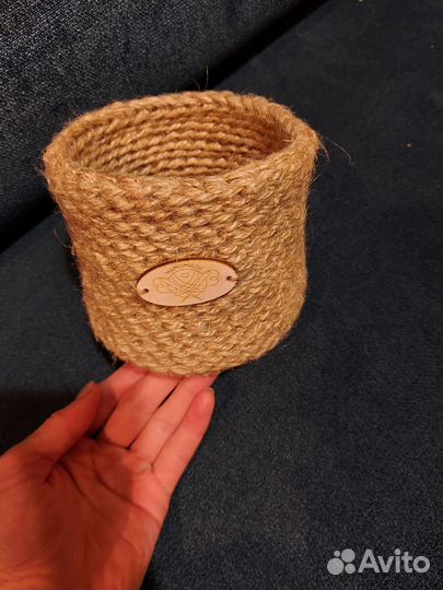 Корзина из джута