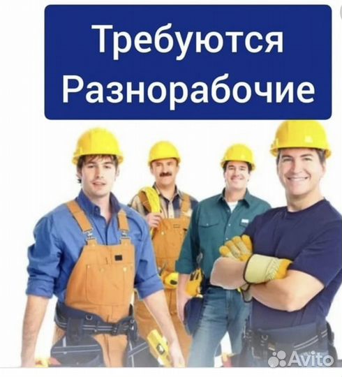 Рабочие, каменщики, штукатуры, разнорабочии