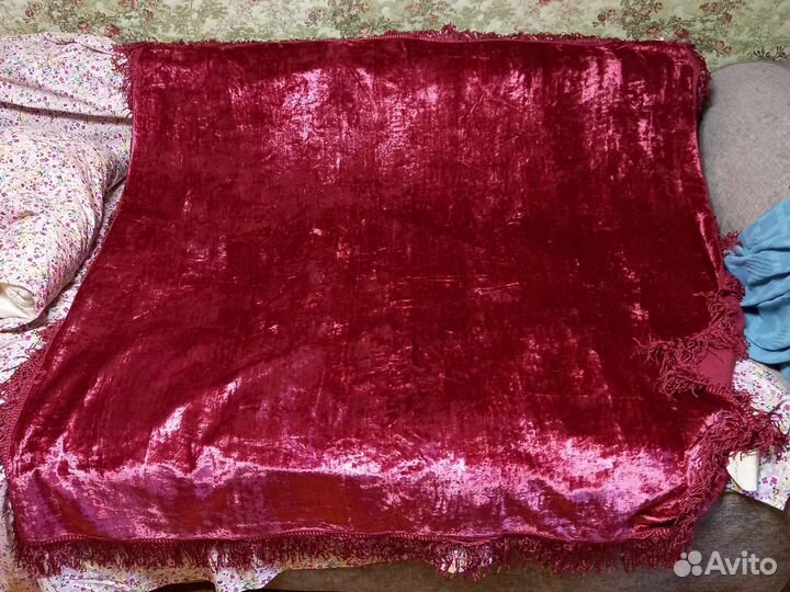 Плюшевая скатерть СССР