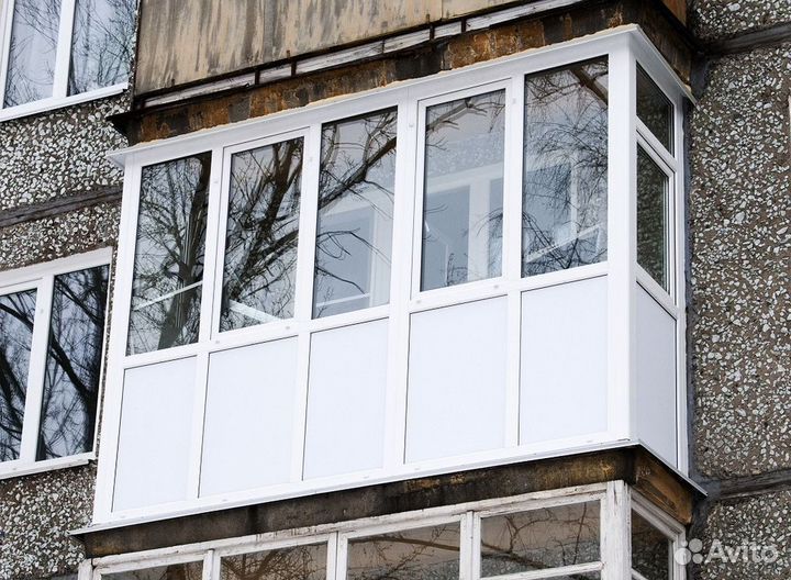 Остекление балконов и лоджий в рассрочку I9720