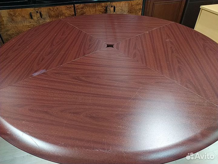 Стол переговоров круглый (4 части) б/у 02274