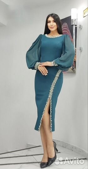 Вечернее платье длинное