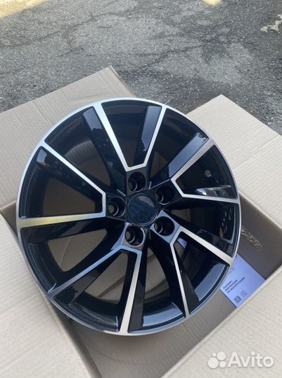 R15 5/100 Поло Рапид новые литые диски BlackFP