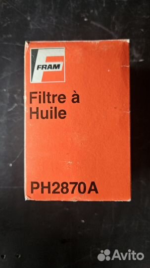 Fram PH2870A Фильтр масляный Audi 80, VW Golf II