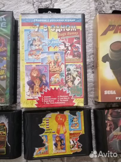 Картриджи для sega