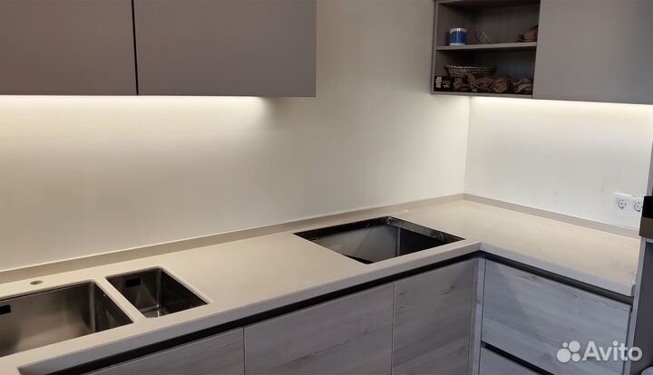 Каменная столешница для кухни м2