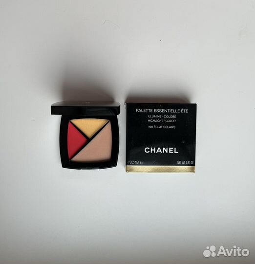 Chanel румяна хайлайтер корректор палетка 190