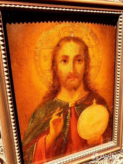 Икона 19 века. Иисус Христос Царь Царей