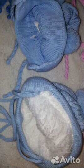 Шапочки на новорождённых