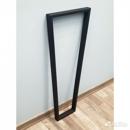 Подстолье для стола Трапеция Лофт 700 550 40 мм барное металлическое