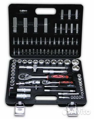 Набор инструментов 94 предмета 1/2 1/4 12-гранных