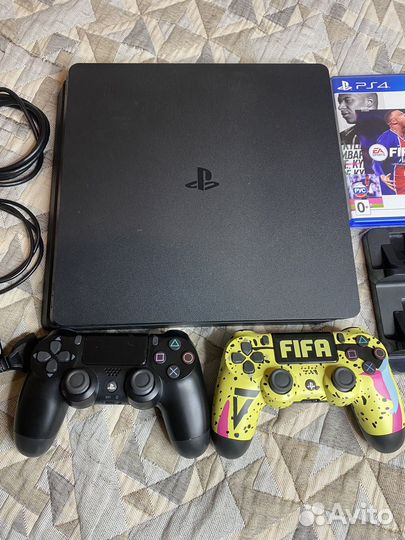 Sony playstation 4 slim 500gb +игра