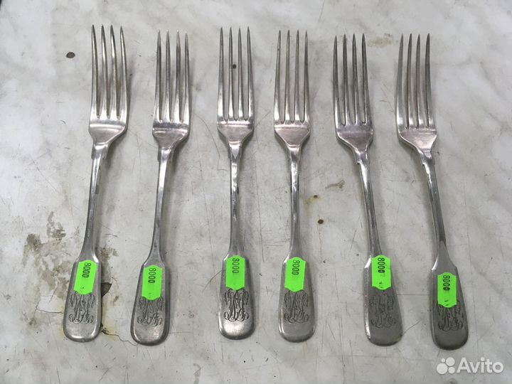 Вилки серебро 84 пробы Морозов